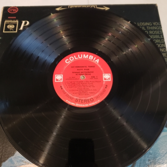 Say Wonderful Things by Patti Page vinyl record - Picture 3 of 4
